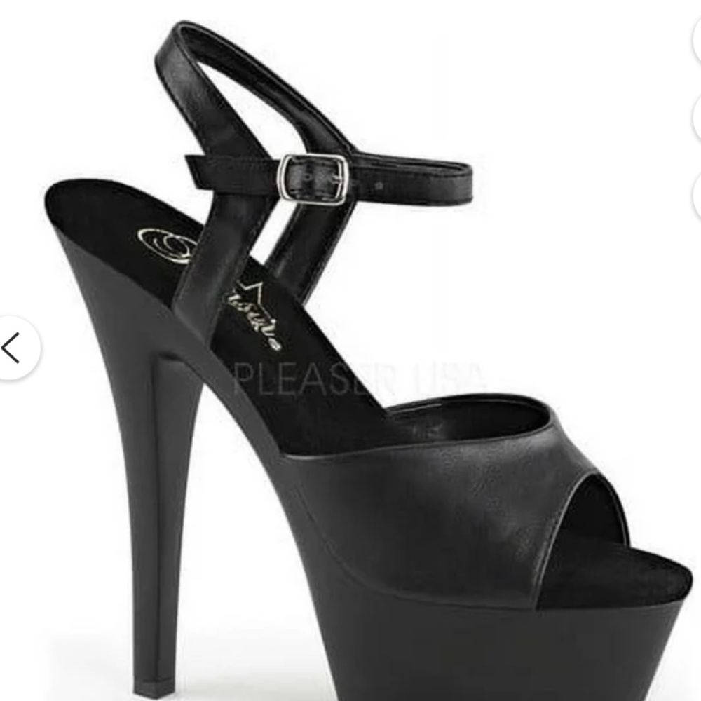 Black Peep Toe Pleaser's